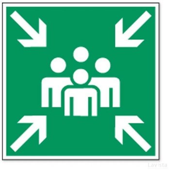 Positie Van Verzamelplaats (Sticker)