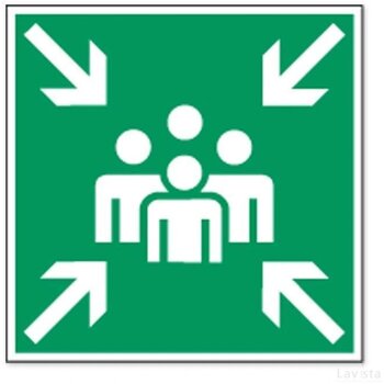 Positie Van Verzamelplaats (Sticker)