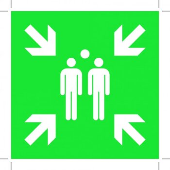 Evacuation Assembly Point (Sticker)