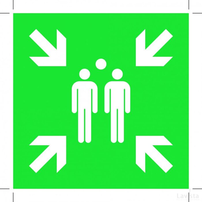 Evacuation Assembly Point (Sticker)