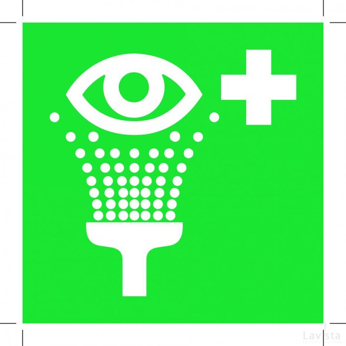 Eyewash Station (Sticker)