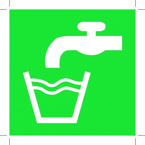 E015: Drinking Water (Sticker)