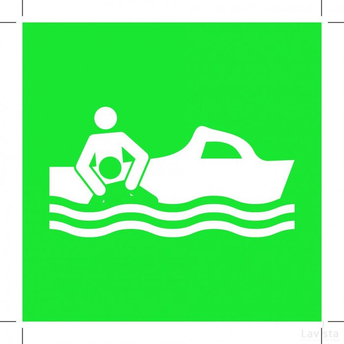 E037: Rescue Boat (Sticker)