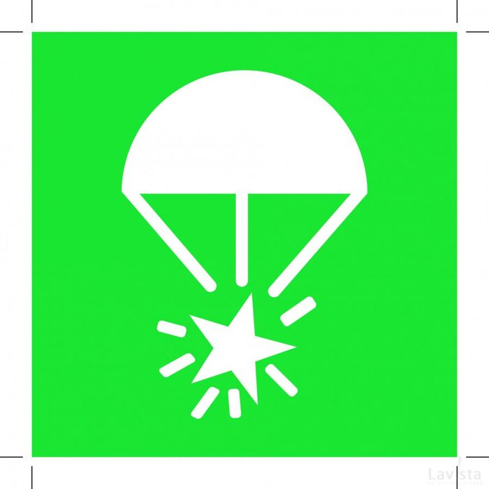 E049: Rocket Parachute Flare (Sticker)