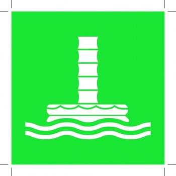 E055: Marine Evacuation Chute (Sticker)