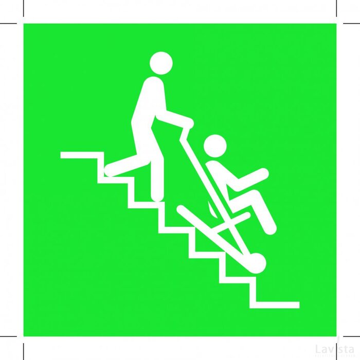 E060: Evacuation Chair (Sticker)