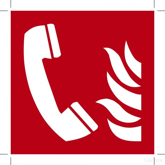 Fire Emergency Telephone (Sticker)