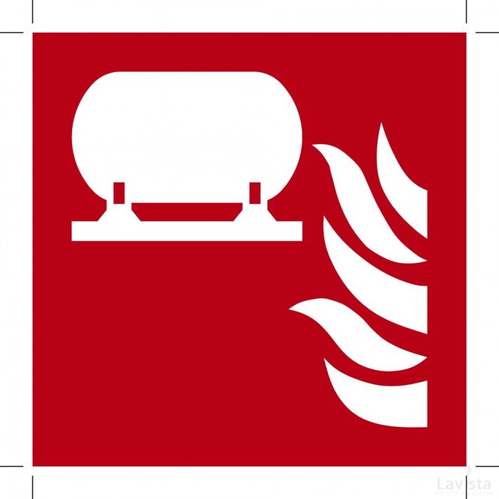 F012: Fixed Fire Extinguishing Installation (Sticker)