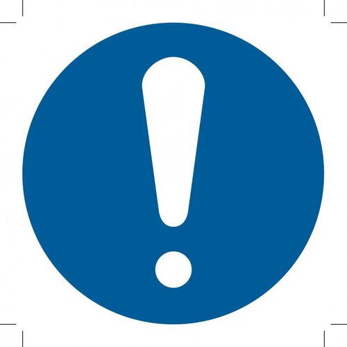 General Mandatory Action Sign (Sticker)