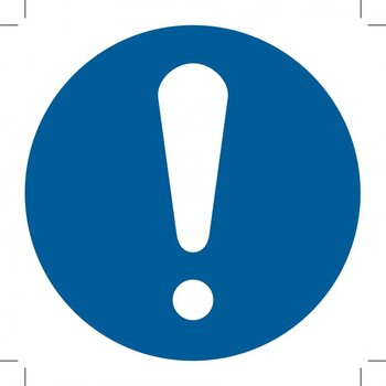 General Mandatory Action Sign (Sticker)