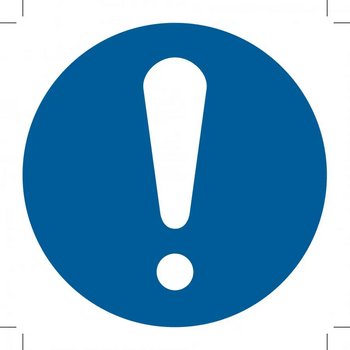 General Mandatory Action Sign (Sticker)