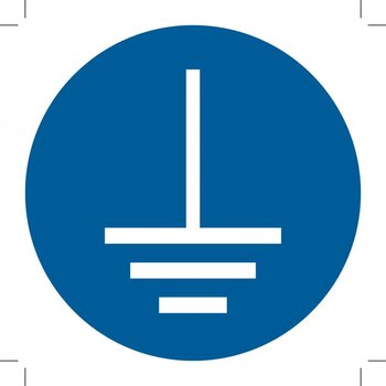 Connect An Earth Terminal To The Ground (Sticker)