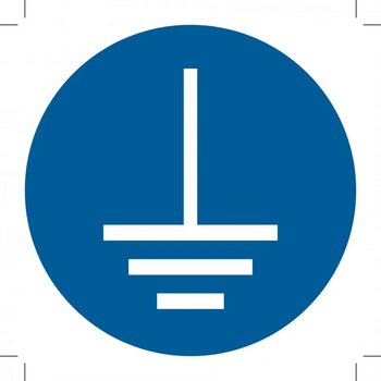 Connect An Earth Terminal To The Ground (Sticker)