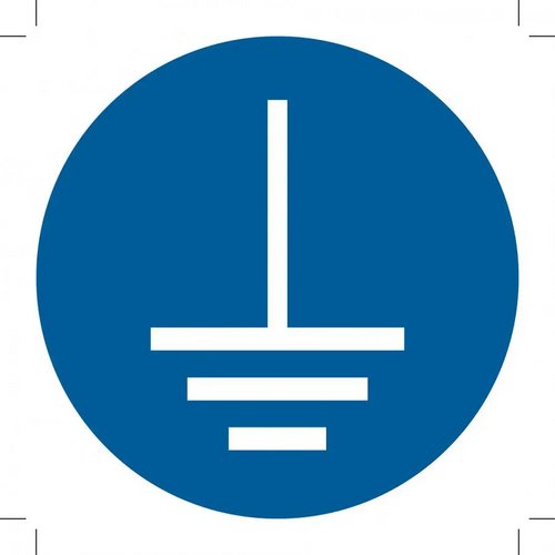 Connect An Earth Terminal To The Ground (Sticker)