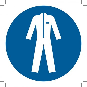 Wear Protective Clothing (Sticker)