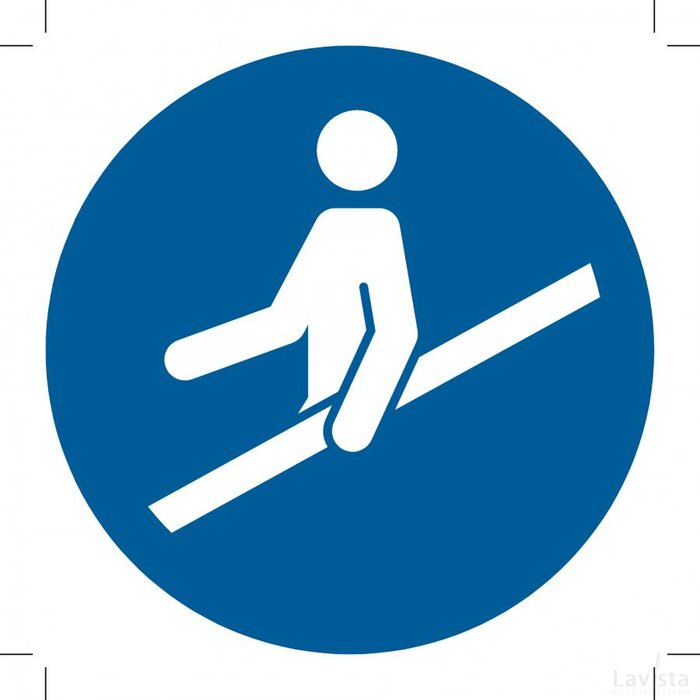 Use Handrail (Sticker)