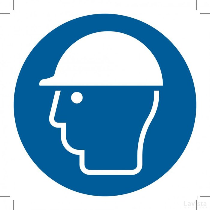 Wear Head Protection (Sticker)