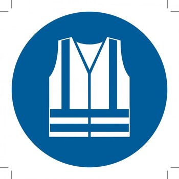 Wear High-Visibility Clothing (Sticker)
