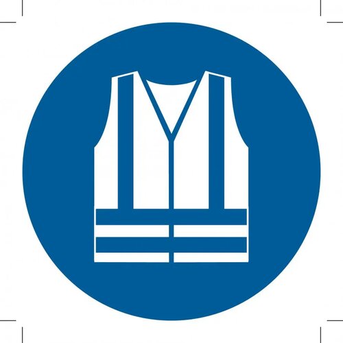 Wear High-Visibility Clothing (Sticker)