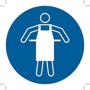 Use Protective Apron (Sticker)