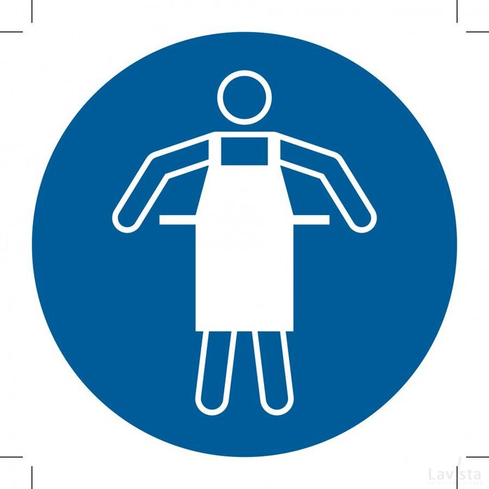 Use Protective Apron (Sticker)