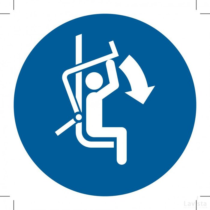 M033: Close Safety Bar Of Chairlift (Sticker)