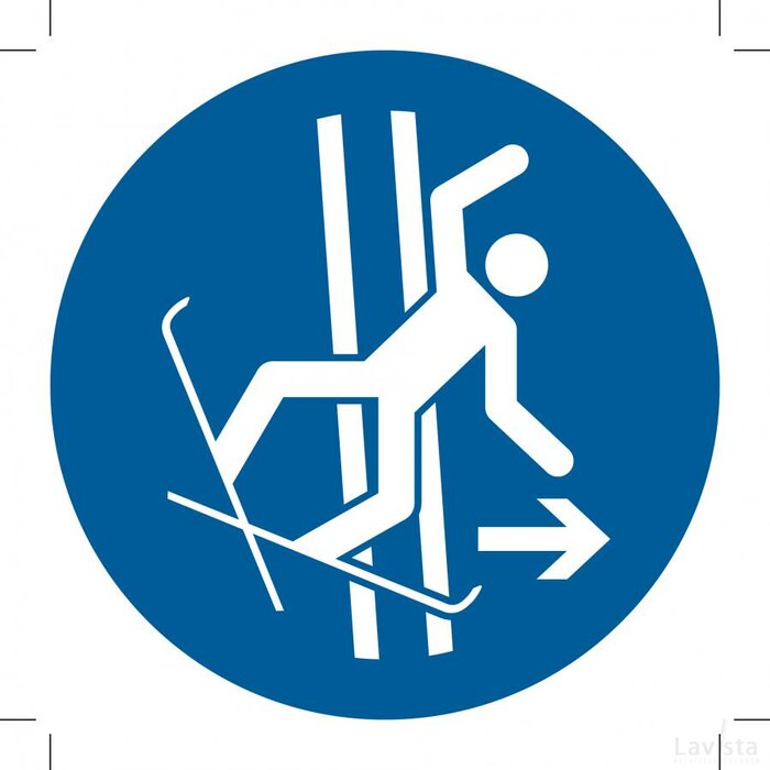 M035: Immediately Leave The Tow-Track In The Event Of Falling (Sticker)