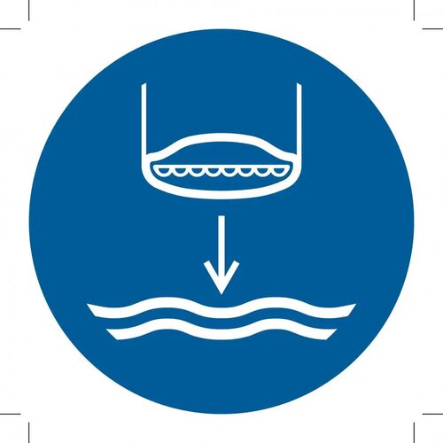 M039: Lower Lifeboat To The Water In Launch Sequence (Sticker)