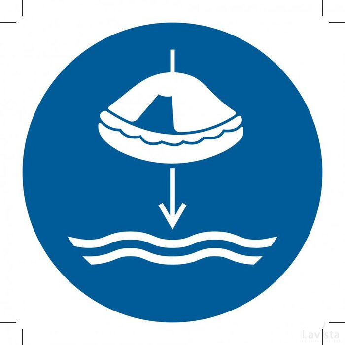 M040: Lower Liferaft To The Water In Launch Sequence (Sticker)