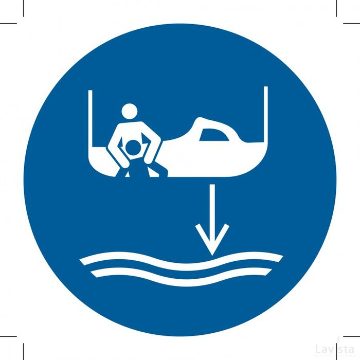 M041: Lower Rescue Boat To The Water In Launch Sequence (Sticker)
