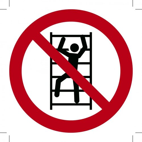 Verboden Te Klimmen (Sticker)