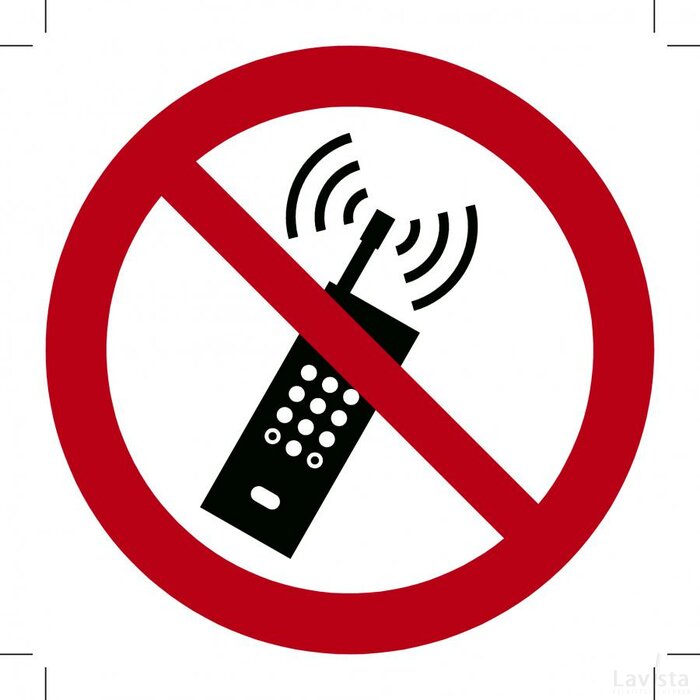 Mobiele Telefoon Verboden (Sticker)