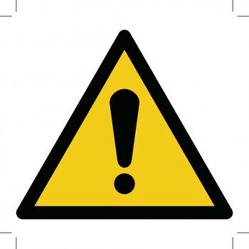 General Warning Sign (Sticker)
