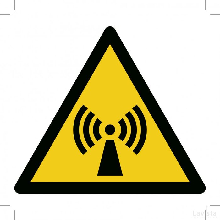 Warning; Non-Ionizing Radiation (Sticker)