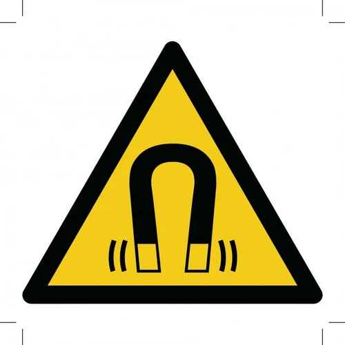 Warning; Magnetic Field (Sticker)