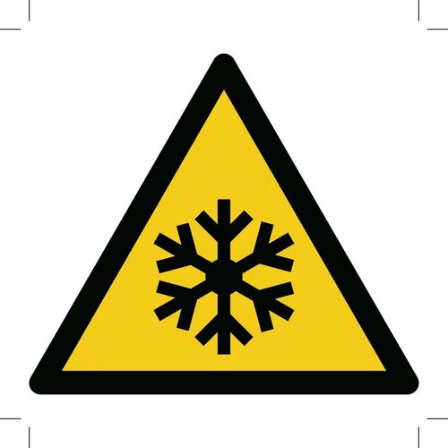 Warning; Low Temperature/ Freezing Conditions (Sticker)