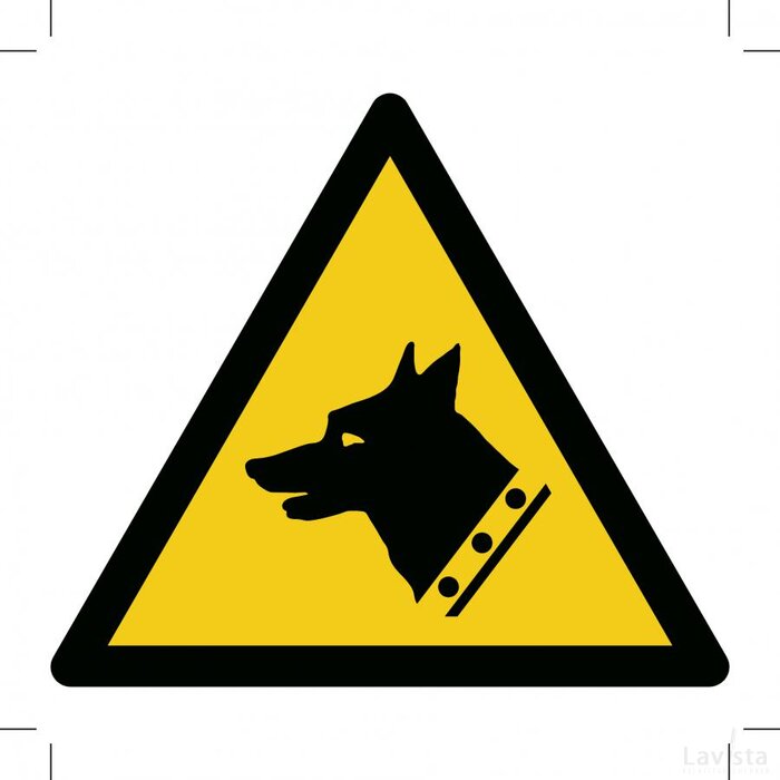 Warning; Guard Dog (Sticker)