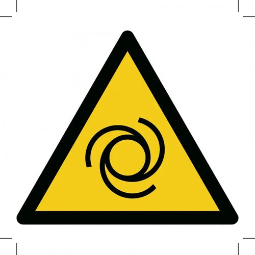 Waarschuwing, Automatische Startende Machine (Sticker)