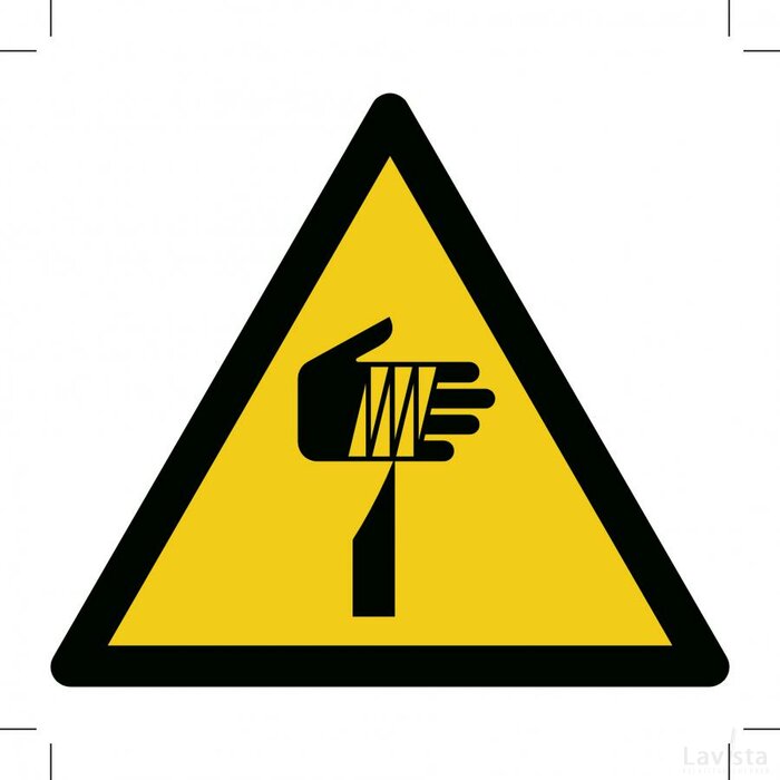Warning; Sharp Element (Sticker)