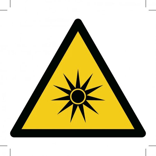 Warning; Optical Radiation (Sticker)