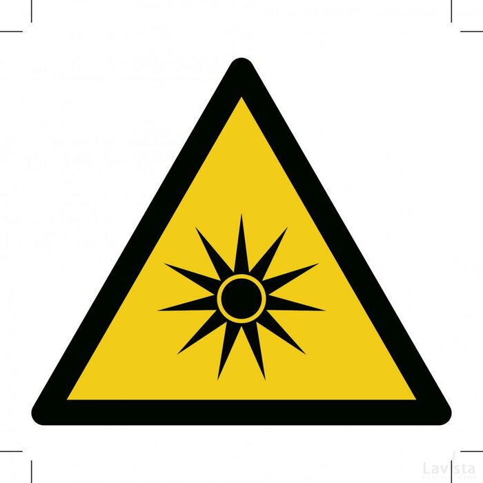Warning; Optical Radiation (Sticker)
