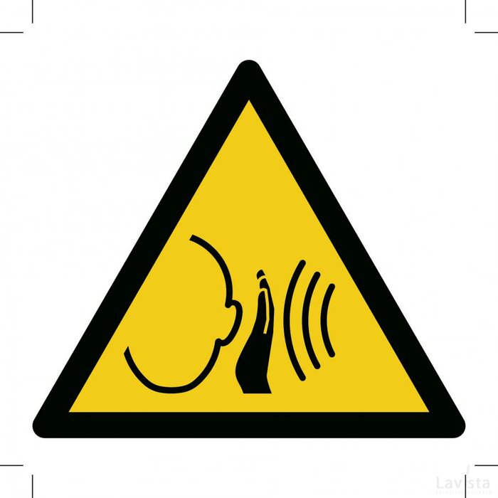 W038: Warning; Sudden Loud Noise (Sticker)