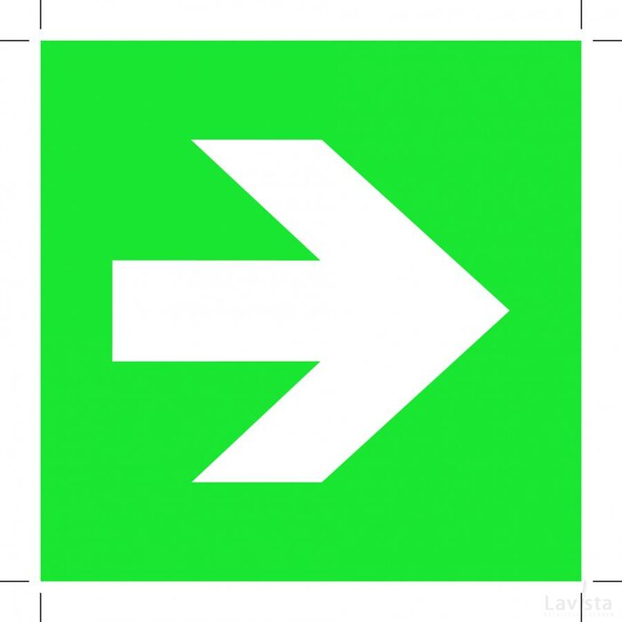 Pijl Rechts (Sticker)