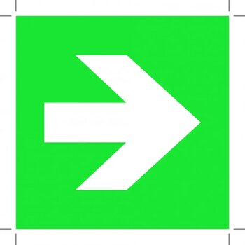 Pijl Rechts (Sticker)