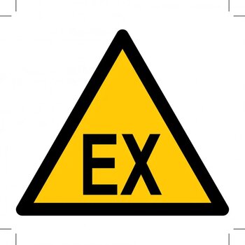 Waarschuwing, Explosieve Atmosfeer (Sticker)