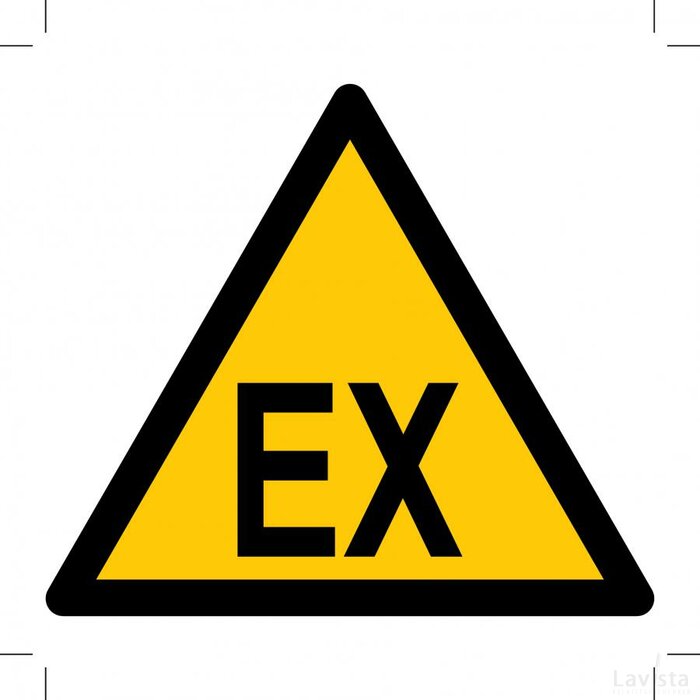 Waarschuwing, Explosieve Atmosfeer (Sticker)
