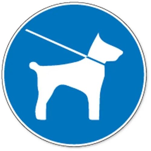 Verplicht Honden Aan De Leiband Te Houden (Sticker)