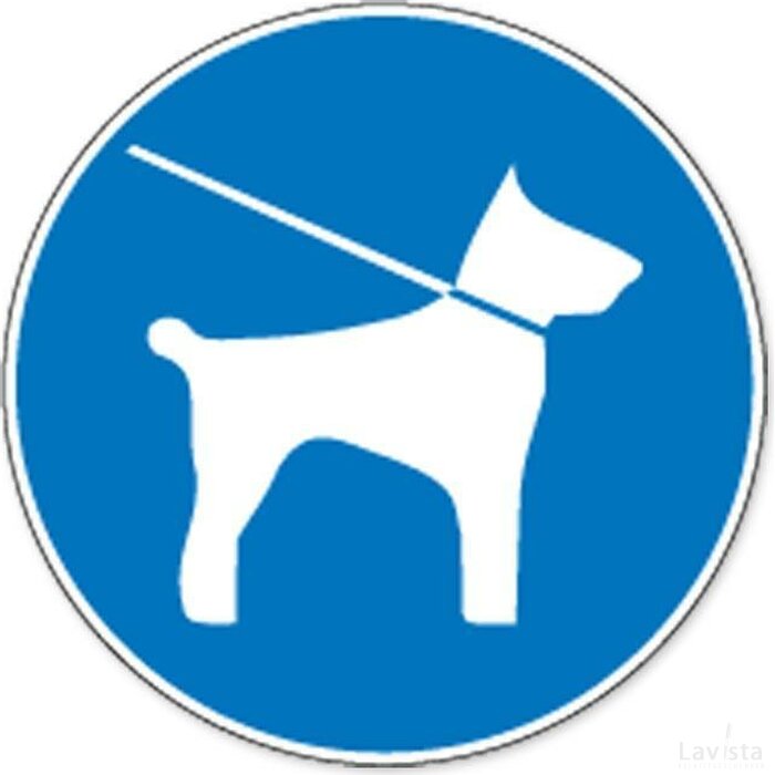 Verplicht Honden Aan De Leiband Te Houden (Sticker)