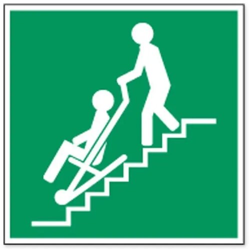 Evacuatiestoel (Sticker)