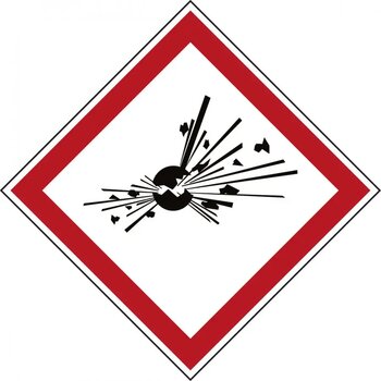 Ghs Symbool - Ghs01 - Explosiegevaar (Sticker)
